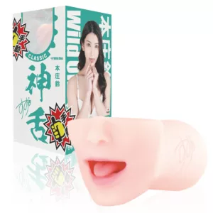 神舌口交系列本庄鈴舌舔男用自慰套(手動)