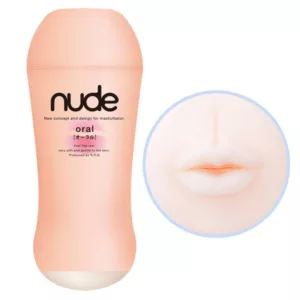 nude裸感咽頭自慰飛機杯-口交