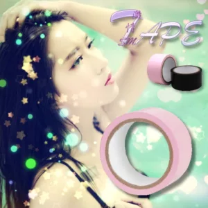 SM激情靜電綑綁膠帶15m-粉