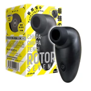 【日本PxPxP】7段震動吸吮電動按摩器(黑色)