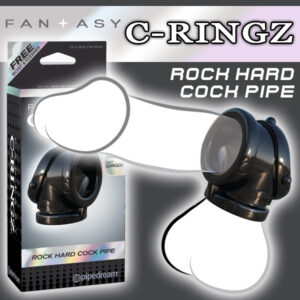 超彈性TPR材質製成，Rock Hard Cock Pipe舒適安全環是旨在提高性能，實現岩石般堅硬的勃起！